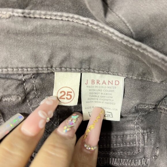 J BRAND Skinny Leg Dark Brown Jeans size 25 - Picture 7 of 8
